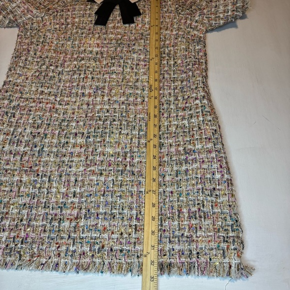 Ever After Tweed Dress Women’s Small Removable Brooch Old Money Preppy - Picture 15 of 16